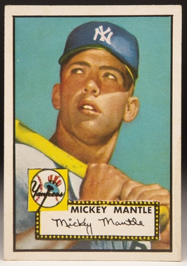 1952 Topps #311 Mickey Mantle