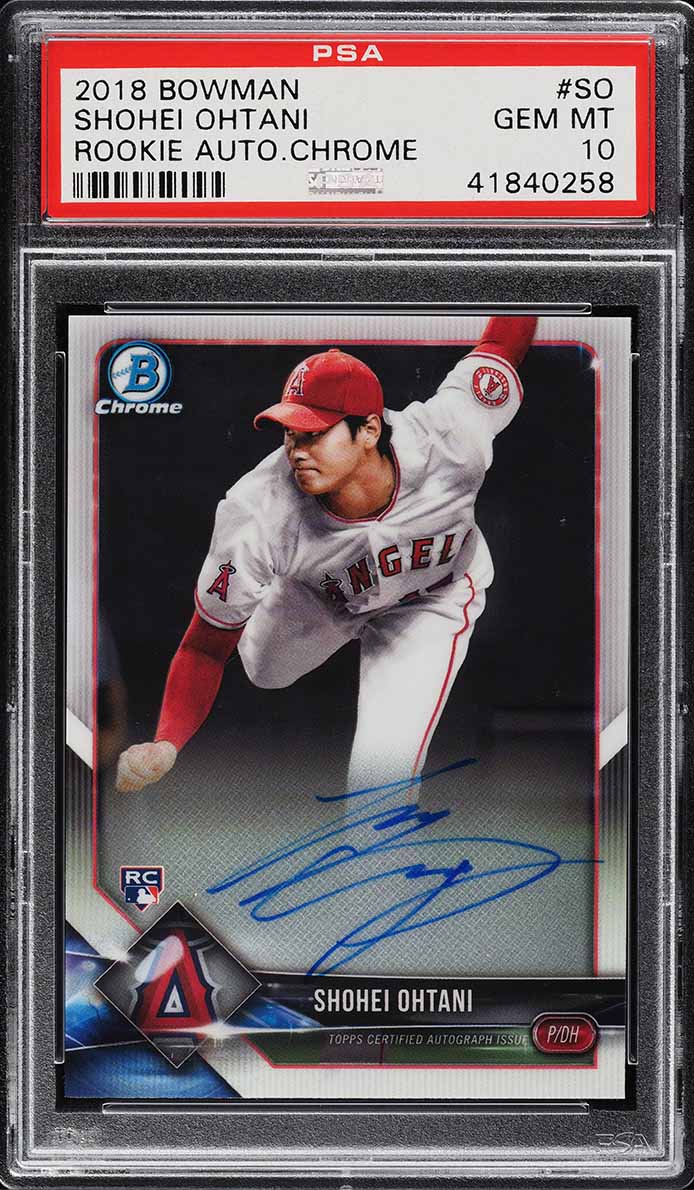 2018 Bowman Chrome Shohei Ohtani